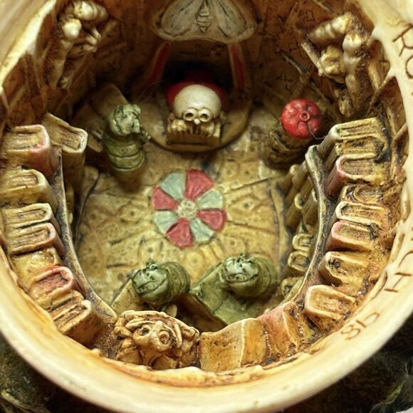 Harmony Garden Mushroom Royal Watch  1998 vintage figurine Lord Byron - Picture 9 of 14